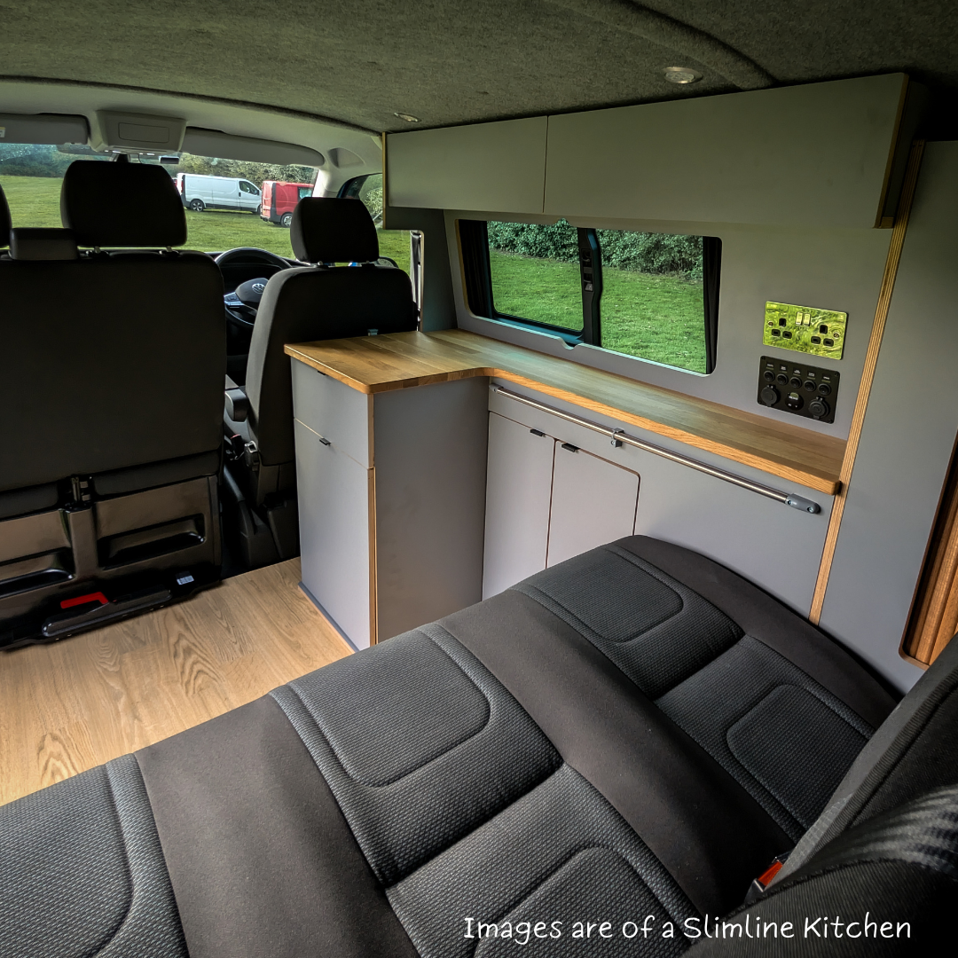 Ford Transit Slimline 130 Campervan Kitchen interior
